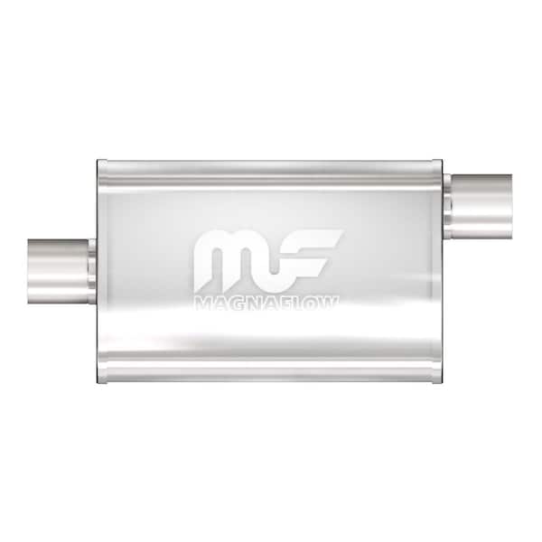 Powerhouse 11 x 2.25 in. Offset by Center Stainless Steel Muffler PO3634919 - main